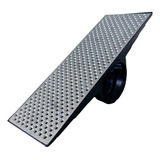 Ralo Coletor Linear 20x50 Saídas Laterais Grelha Anti Inseto