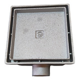 Ralo Inteligente Sifonado 11x11cm Alumínio Saída Lateral