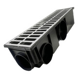 Ralo Linear Coletor Modular 15x50 Cm Grelha Aluminio + Tela