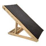 Rampa Pet Cachorro Antiderrapante Ajustável Cama King Size Cor Marrom-claro Tamanho G