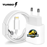 Raptorcom Carregador Turbo Para iPhone 20w Usb-c 7 8 Plus X Xr 11 12 13 14 Pro Max Cor Branco