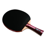 Raquete De Ping Pong Dhs 4002 Preta/vermelha Fl (côncavo)