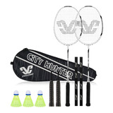 Raquete Para Badminton (carbono/fibra De Vidro)