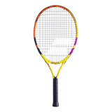 Raquete Tênis Babolat Nadal Junior 25 Amarela Roxa E Laranja