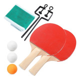 Raquete Tênis De Mesa Ping Pong Rede 3 Bolinhas Infantil