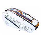Raqueteira Babolat Pure Wimbledon Rh X6 Pack Térmica Cor Branco
