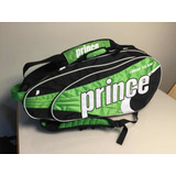 Raqueteira Prince Tour Team 9 Pack Tripla Preta Verde Irada!