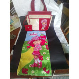 Rara Bolsa Praia Moranguinho Com Toalhinha. Anos 80. Jóinha 