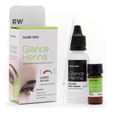 Rare Way Cosmeticos Henna Glance 3,5g Com Fixador 20ml E Pá Medidora Cor Loiro Escuro