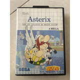 Raro,asterix,master System,item Exemplar Para Colecionador.