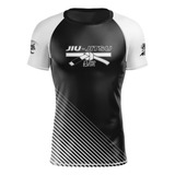Rash Guard Jiu-jitsu Manga Cor Faixa Proteção Uv Treino Mma