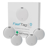 Rastreador Faaftag Mini Chip Localização Gps - Pack C/ 4 Un.