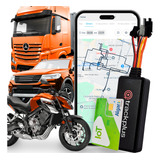 Rastreador Gps Bloqueador Veicular Com Aplicativo + Chip M2m