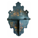 Rdf01913 - Peanha Antiga Em Laca Oriental - Chinoiserie
