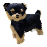 Realista Yorkie Cão Filhote De Cachorro Realista Recheado Br