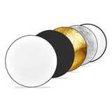 Rebatedor Circular H08c Refletor 5 Em 1 Dobrável De 110cm
