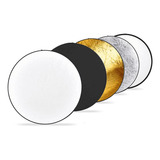 Rebatedor Circular H08c Refletor 5 Em 1 Dobrável De 110cm