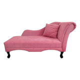 Recamier Divã Sofá Para Sala Olivia Esquerdo Suede Bebe