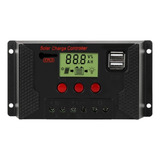 Recarregável 3 Tipos De Baterias Painel Solar Controlador