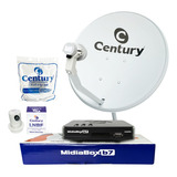 Receptor Digital B7 Ku Antena 60cm + Lnbf + Cabo Century
