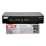 Receptor Sky Livre 06 Meses Digital Globo Local & Sbt Cor Preto