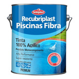  Recubriplast Tinta Piscina De Fibra 3,6l Azul Rend 50m²