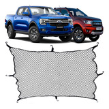 Rede Caçamba Ford Ranger 140x140 Reforçada Elástico E Gancho