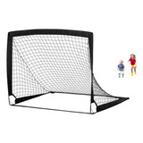 Rede De Futebol Gol Dobrável Duplo P/ Infantil Portátil Novo