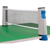 Rede Ping Pong Ate 1,65m Retratil Tenis De Mesa Cor Branco E Preto