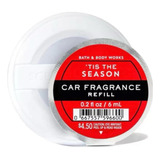Refil Aromatizador Para Carro Fragrâncias Bath & Body Works Cor Bordô Fragancia Tis The Season