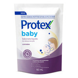 Refil Sabonete Líquido Para Bebês Lavanda 180ml Protex