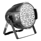 Refletor Luminos Opt Par 18x18 Leds 18w Rgbwa Uv 6 Em 1 Super Potente 100/240v