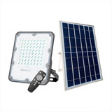 Refletor Prejetor Solar C/ Painel Modular 6.500k Branca Fria