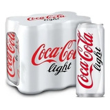 Refrigerante Coca Cola Light Lata 310ml Fardo 6 Latas