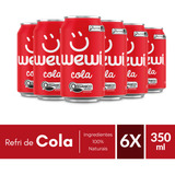 Refrigerante Orgânico Wewi Cola Lata 350ml Pacote Com 6 Unidades