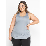 Regata Dry Fit Feminina Plus Size Academia Confortável