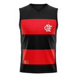 Regata Flamengo Casual Basquete Adulto Licenciado Braziline