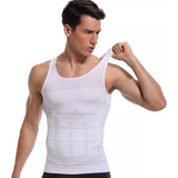 Regata Modeladora Masculina Slim Fit Cinta Postural Redutor 