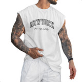 Regata Oversized Masculina New York Camiseta Academia Skate