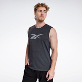 Regata Reebok Workout Train Preto Masculina