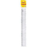 Régua 30 Cm Em Poliestireno Cristal New Line Kit Com 3 Un