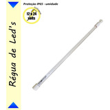 Régua De Led Tubular 34,7cm 12 A 24 Volts Ip65 P/ Gelopar Cor Da Luz Branco