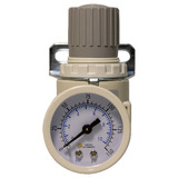 Regulador De Pressão Rosca 1/4 C/ Manômetro 0-10 Bar 150 Psi