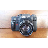 Reliquia Câmera Fotográfica Antiga Zenit 122 Defilme + Lente