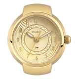 Relógio Anel Euro Feminino Unique Dourado - Eu2035yuv/4d