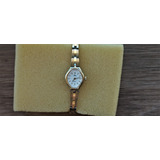 Relogio Antigo Lorus Seiko Joia Feminino Bracelete Plaq Ouro
