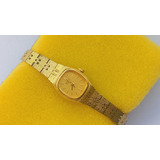 Relogio Antigo Seiko Anos80 Joia Feminino Plaq Ouro 18k