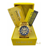 Relógio Banhado A Ouro 18k + Brinde Pulseira Grumet 13mm