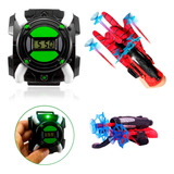 Relógio Ben10 Marcador De Horas Ominitrix C/ Luva Spider Kit