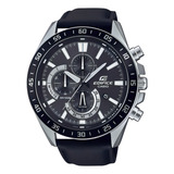 Relógio Casio Analógico Edifice - Efv-620l-1avudf Cor Da Correia Preto Cor Do Bisel Prata Cor Do Fundo Preto